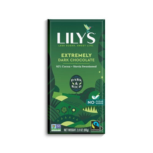 Lily's Sweets 85% Extremely Dark Chocolate Bar