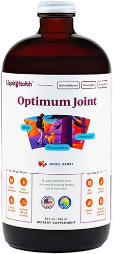 Liquid Health Optimum Joint with MSM Glucosamine & Chondroitin Mixed Berry