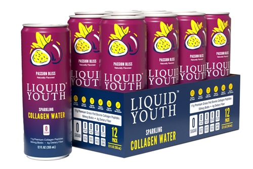 Liquid Youth Sparkling Collagen Water Passion Bliss