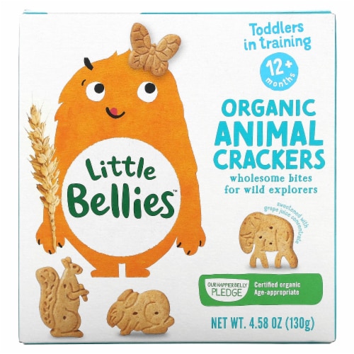 Little Bellies Toddler Snacks Organic Animal Crackers