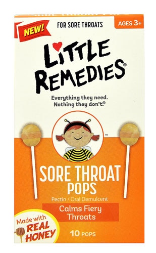 Little Remedies Sore Throat Pops Honey