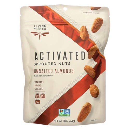 Living Intentions Activated Sprouted Nuts Unsalted Almonds