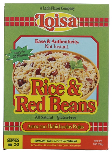 Loisa All Natural Gluten Free Rice and Red Beans