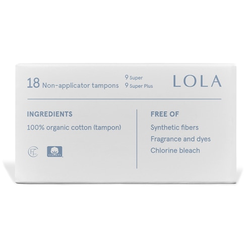 Lola Organic Cotton Multipack Tampons - Super & Super Plus