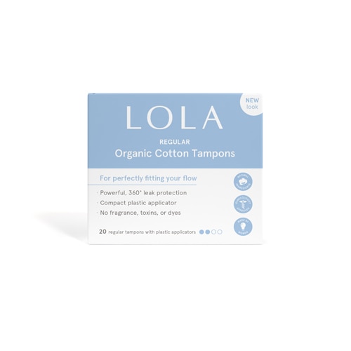 Lola Regular Tampons Compact Plastic Applicator