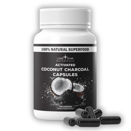 Lone Star Botanicals Activated Coconut Charcoal Capsules