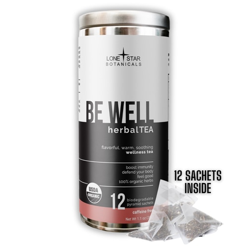 Lone Star Botanicals Be Well Wellness Tea