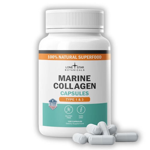 Lone Star Botanicals Marine Collagen Capsules