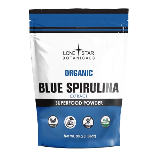 Lone Star Botanicals Organic Blue Spirulina Extract Powder