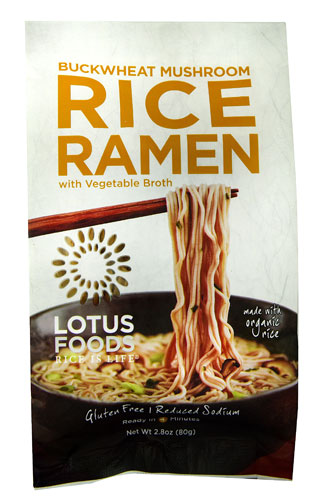 Lotus Foods Buckwheat Mushroom Rice Ramen with Vegetable Broth