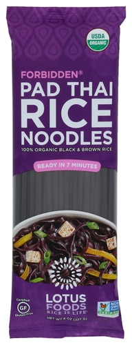 Lotus Foods Organic Brown Pad Thai Rice Noodles - Gluten Free