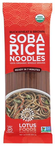 Lotus Foods Organic Buckwheat & Brown Soba Noodles