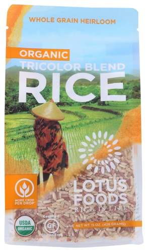 Lotus Foods Organic Tricolor Blend Rice