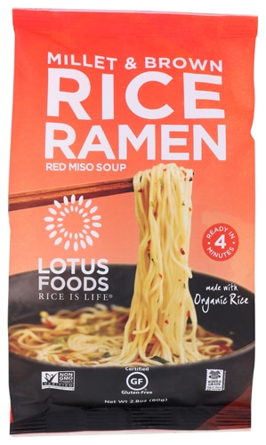 Lotus Foods Ramen Soup Mix Millet & Brown Rice