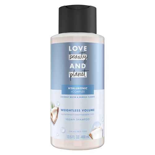 Love Beauty and Planet Silicone & Sulfate-Free Coconut Water & Mimosa Flower Vegan Shampoo