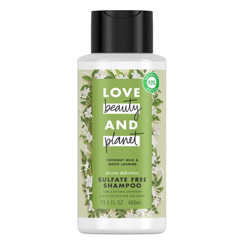 Love Beauty and Planet Sulfate-Free Coconut Milk & White Jasmine Shampoo for Curly Hair