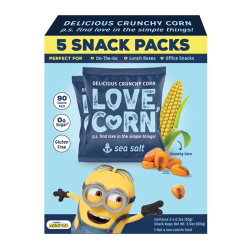 Love Corn Crunchy Corn - Multipack Sea Salt