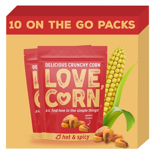 Love Corn Roasted Corn Snack Gluten Free Vegan Habanero Chilli