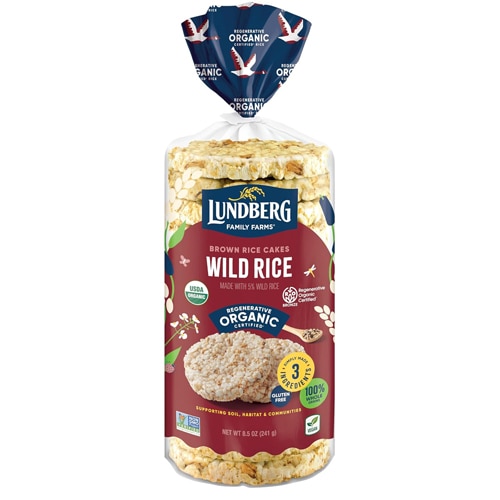 Lundberg Brown Rice Cakes Organic Whole Grain Wild Rice