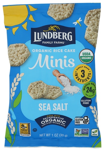 Lundberg Organic Rice Cake Minis Sea Salt