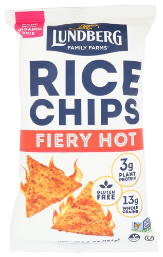 Lundberg Organic Rice Chips Fiery Hot