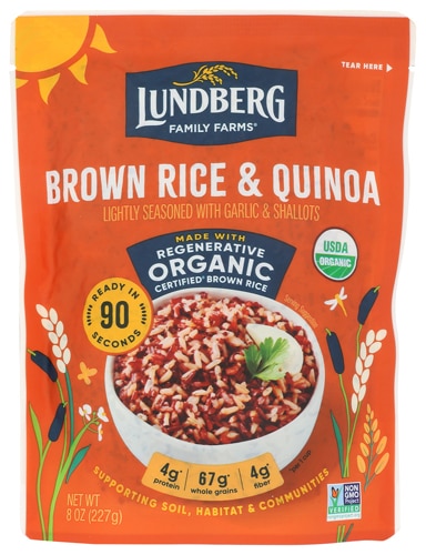 Lundberg Organic Rice Pilaf Whole Grain Brown Quiona