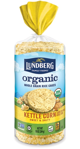 Lundberg Rice Cakes Organic Whole Grain Kettle Corn Sweet & Salty