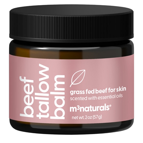 M3 Naturals Grass Fed Beef Tallow Face & Body Balm - Scented