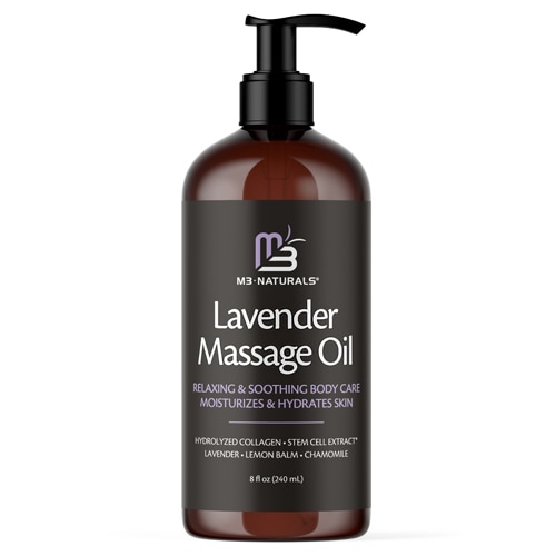 M3 Naturals Massage Oil - Lavender