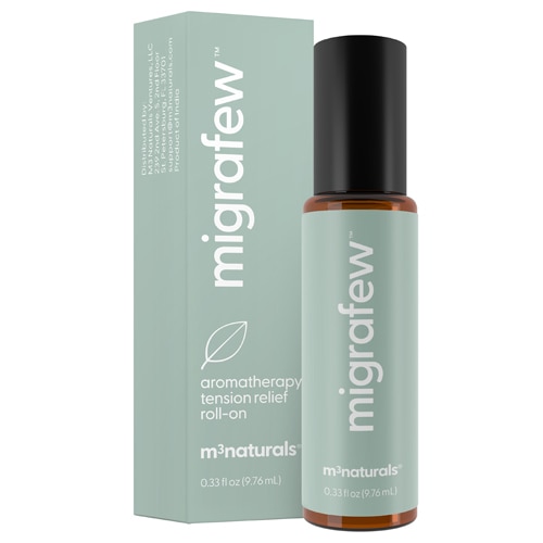 M3 Naturals MigraFew Aromatherapy Roll On Migraine Relief