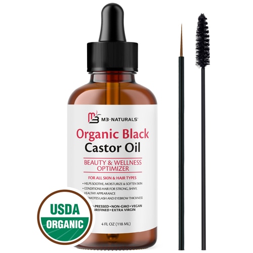 M3 Naturals Organic Black Castor Oil