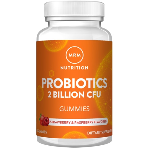 MRM Probiotic Gummies Strawberry & Raspberry