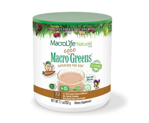 Macro Life Naturals Kids Macro Coco-Greens Superfood Chocolate