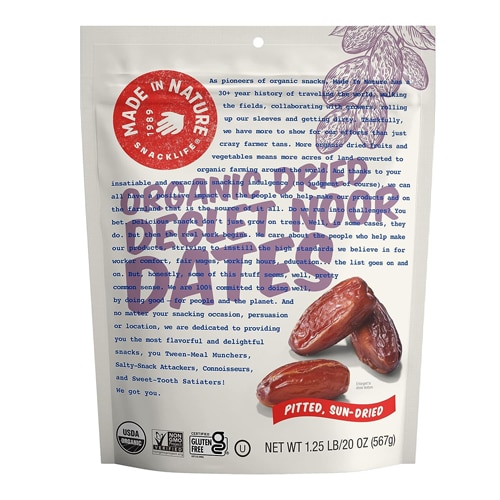 Made In Nature Organic Dried Deglet Noor Dates