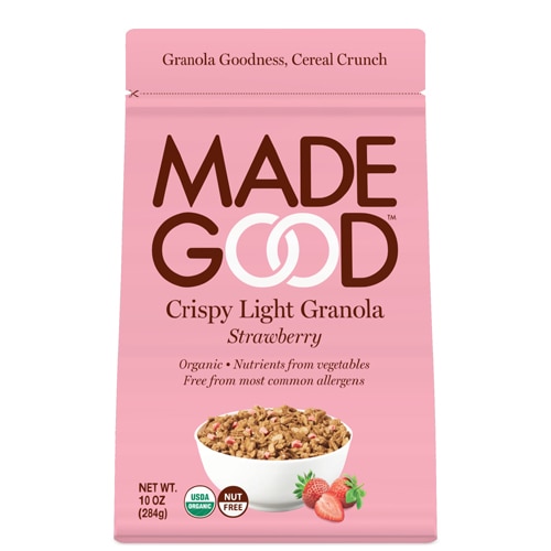 MadeGood Organic Gluten Free Crispy Light Granola Strawberry