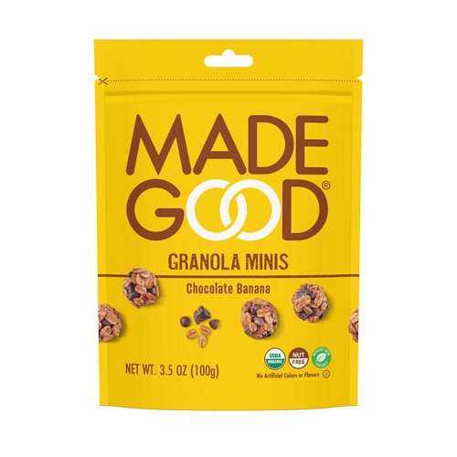 MadeGood Organic Gluten Free Granola Bites Chocolate Banana