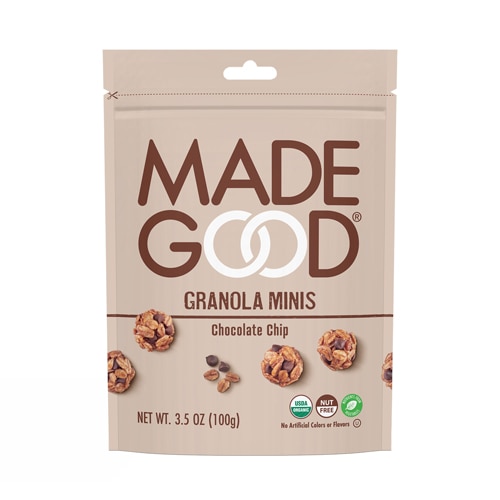 MadeGood Organic Gluten Free Granola Bites Chocolate Chip