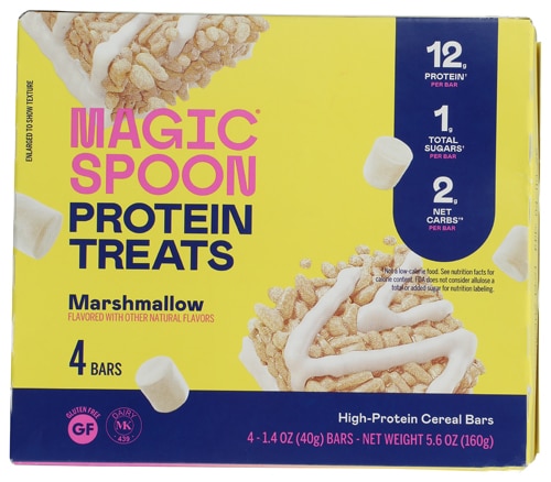 Magic Spoon High Protein Cereal Bars Marshmallow