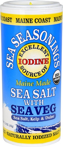 Maine Coast Sea Vegetables Organic Sea Seasonings Sea Salt with Sea Veg