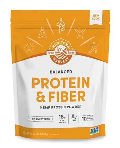Manitoba Harvest Balanced Protein + Fiber Hemp Protein Powder Unsweetened