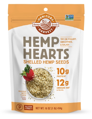 Manitoba Harvest Gluten Free Hemp Hearts Shelled Hemp Seeds
