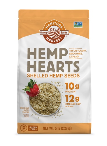 Manitoba Harvest Non-GMO Hemp Hearts Shelled Hemp Seeds