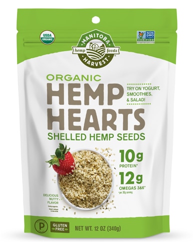 Manitoba Harvest Organic Hemp Hearts Shelled Hemp Seeds