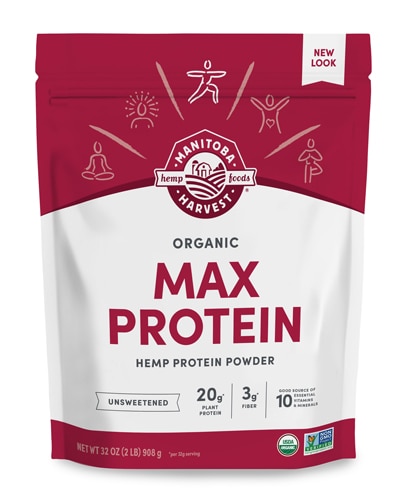 Manitoba Harvest Organic Max Protein Hemp Protein Powder Unsweetened