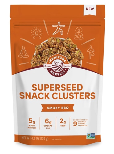 Manitoba Harvest Superseed Snack Clusters Non-GMO Vegan Smoky BBQ