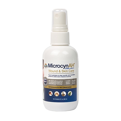 MannaPro MicrocynAH Pet Wound & Skin Care Topical Spray