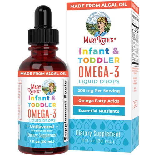 MaryRuth's Infant & Toddler Omega-3 Liquid Drops Unflavored