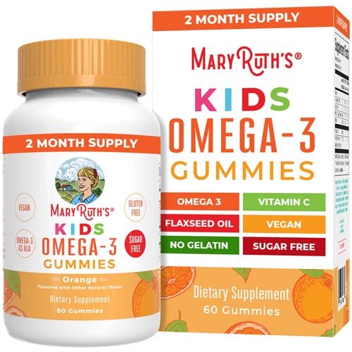 MaryRuth's Kids Omega-3 Gummies Orange