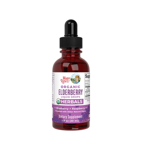 MaryRuth's Organic Elderberry Drops Blueberry + Raspberry