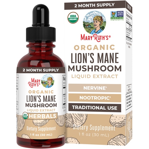 MaryRuth's Organic Lion's Mane Mushroom Drops